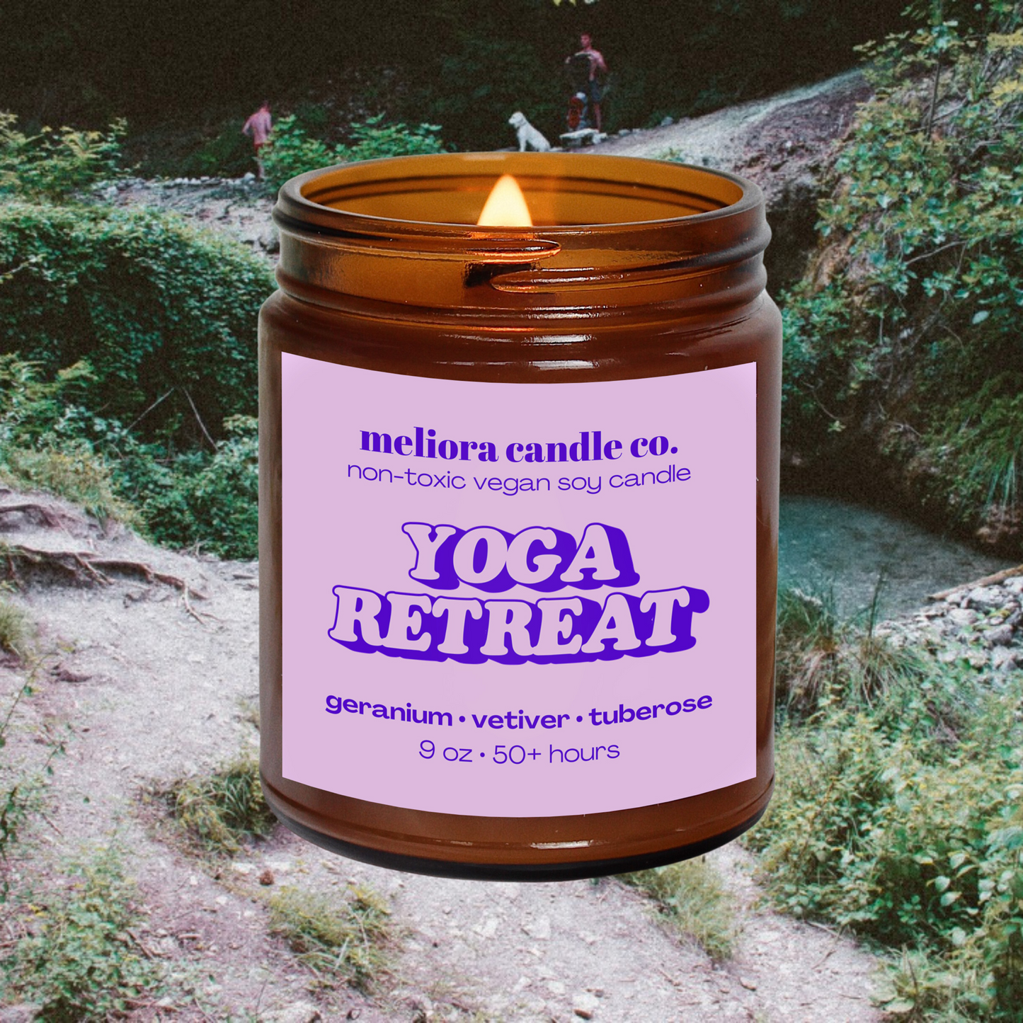 yoga retreat - geranium, vetiver, & tuberose